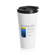 Capital Stack Stainless Steel Travel Mug